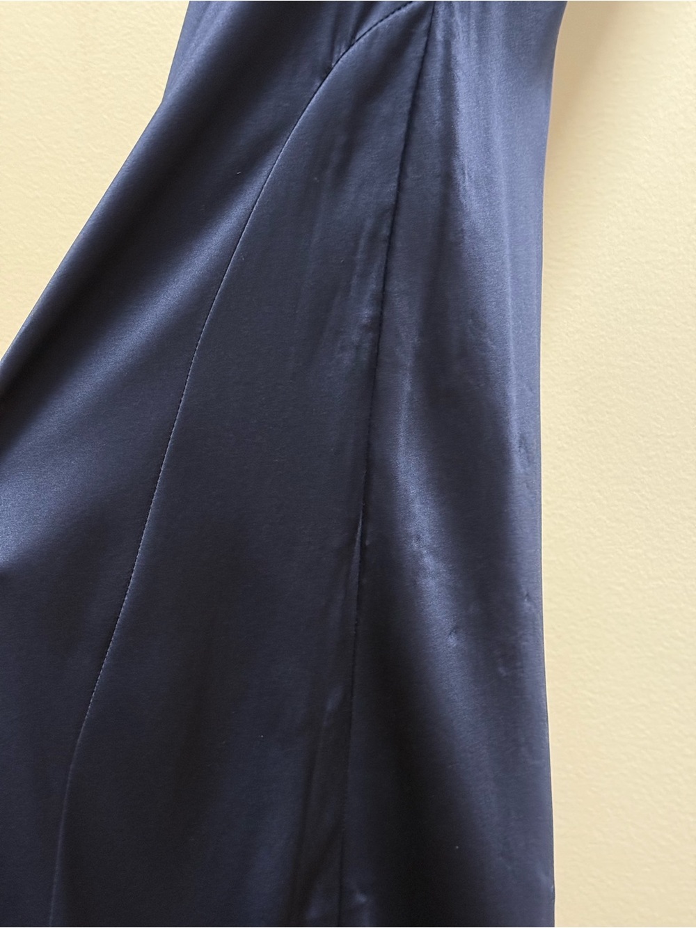 Reformation Pernille silk dress navy blue  maxi formal summer wedding guest NWT - Picture 7 of 12